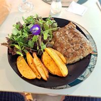 Seitan ao molho madeira at Vegan Vegan in Rio De Janeiro