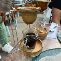 Coffee ceremony at Vegan Vegan in Rio De Janeiro