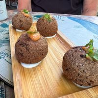 Feijoada balls at Vegan Vegan in Rio De Janeiro