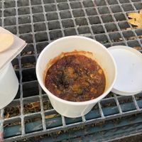 Chili Kon Karma - yummy - but coronawise on the street   at Barkett in Berlin