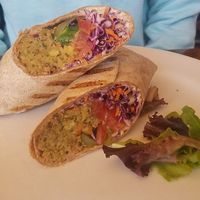 Falafel Wrap at Veganized in New Brunswick