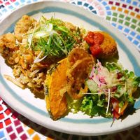 Natto fried rice at Hiruneko Shokudou in Itoshima