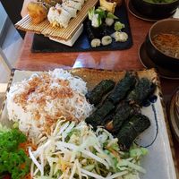 sushi plate and other stuff at Markt 28 in Kaiserslautern