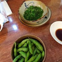 seaweed salad and edamame at Markt 28 in Kaiserslautern