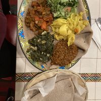 Vegetable platter  #Veganuary at Cafe Lalibela in Tempe