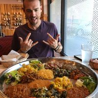 Exclusive platter! Everything was so tasty!  at Cafe Lalibela in Tempe