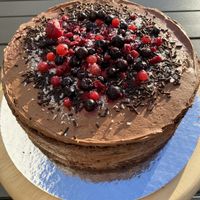 20cm / 2 layers chocolate mousse cake  at Soul Food in Sintra