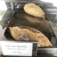 Delicious bread with tofu and vegetables  at Baruc Natural in Florianopolis
