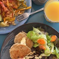 Brunch and savory pancakes   at Pancake Fever in Caen