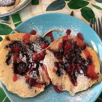 Lady Di pancakes  at Pancake Fever in Caen