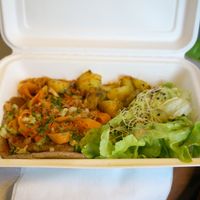 Le Moldu (vegan) at Pancake Fever in Caen