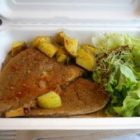 Chien tête en bas (vegan) at Pancake Fever in Caen