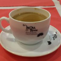 An excellent chai after buffet lunch.  at India Town in Mexico City