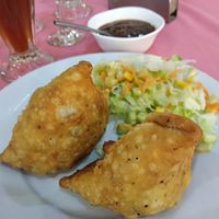 Samosa at India Town in Mexico City