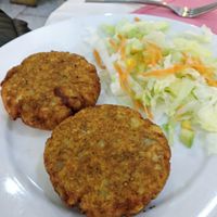 Aloo tikki at India Town in Mexico City