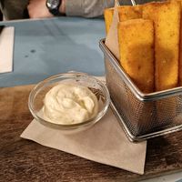 Polenta fritta con Mayo veg at Pizzeria Capri in Jesolo