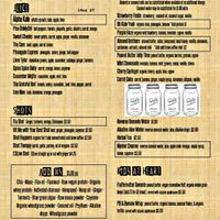 menu1 at The Juice Box in Lakeland