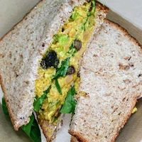 Loved this curry sandwich.🍴2019 at The Juice Box in Lakeland