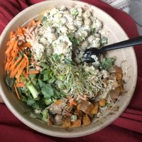 Buddha Sparks bowl! So yummy! at The Juice Box in Lakeland