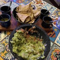 Chips and guacamole   at Jazmin in San Jose Del Cabo