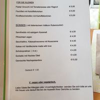 Speisekarte at Il Magazzino delle Scope in Lido Di Jesolo