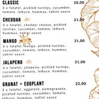 Food menu 8 of 10, July 2021 at Mango Vegan Street Food - Bracka in Warsaw