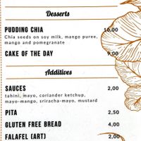 Food menu 10 of 10, July 2021 at Mango Vegan Street Food - Bracka in Warsaw