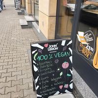 Sign, July 2019 at Mango Vegan Street Food - Bracka in Warsaw
