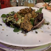 No chicken salad at Caos in Ibiza