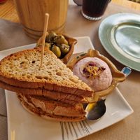 Vegan Aioli with Olives at Caos in Ibiza