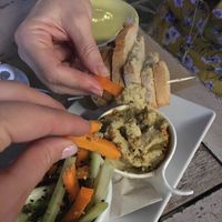  Because hummus is life at Caos in Ibiza