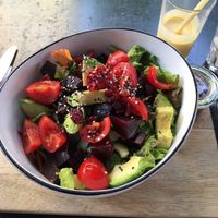 Salad at Orange Box at Orangebox in Munich