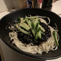 noodles with black bean paste, the best!! at YamYam in Berlin