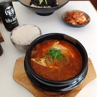 kimchi jjigae and jajangmyeon at YamYam in Berlin