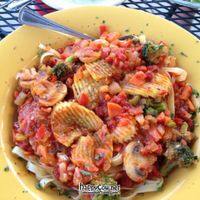 Veggie Pasta Marinara at Bay Leaf Cafe in Spearfish