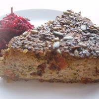 Quiche at Veggie Garden in Prague