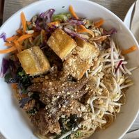 Noodle bowl  at Veggie Garden in Prague