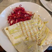 Quesedilla - 4.5/5. Tasty! at Veggie Garden in Prague