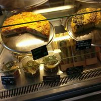 the fridge  at Veggie Garden in Prague