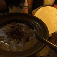 Massaman with mock meat lamb from mushrooms  at Rice Paddy in Koh Yao Noi