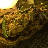 Chicken with garlic and black pepper  at Rice Paddy in Koh Yao Noi