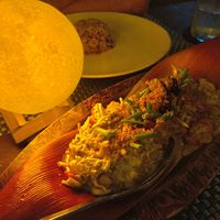Banana blossom salad  at Rice Paddy in Koh Yao Noi