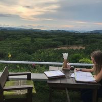 The view from our table at Rice Paddy in Koh Yao Noi