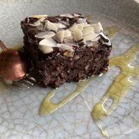 Vegan brownie  at Chaba Cafe and Gallery in Koh Yao Noi