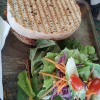 Vegan panini at Chaba Cafe and Gallery in Koh Yao Noi