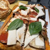 Vegan pizza melanzane  at Pizza Pala Romana in Bangkok