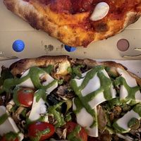 Vegan takeaway - lago verde and marinara   at Pizza Pala Romana in Bangkok