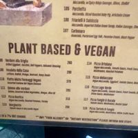 Vegan options  at Pizza Pala Romana in Bangkok