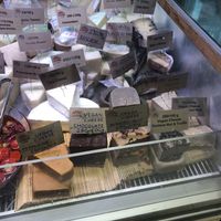 Vegan cheese on sale for 290 baht/100g at Pizza Pala Romana in Bangkok