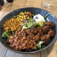 The buritto bowl is super yummy!!!!!!!! at Urban Projuice in Albert Park